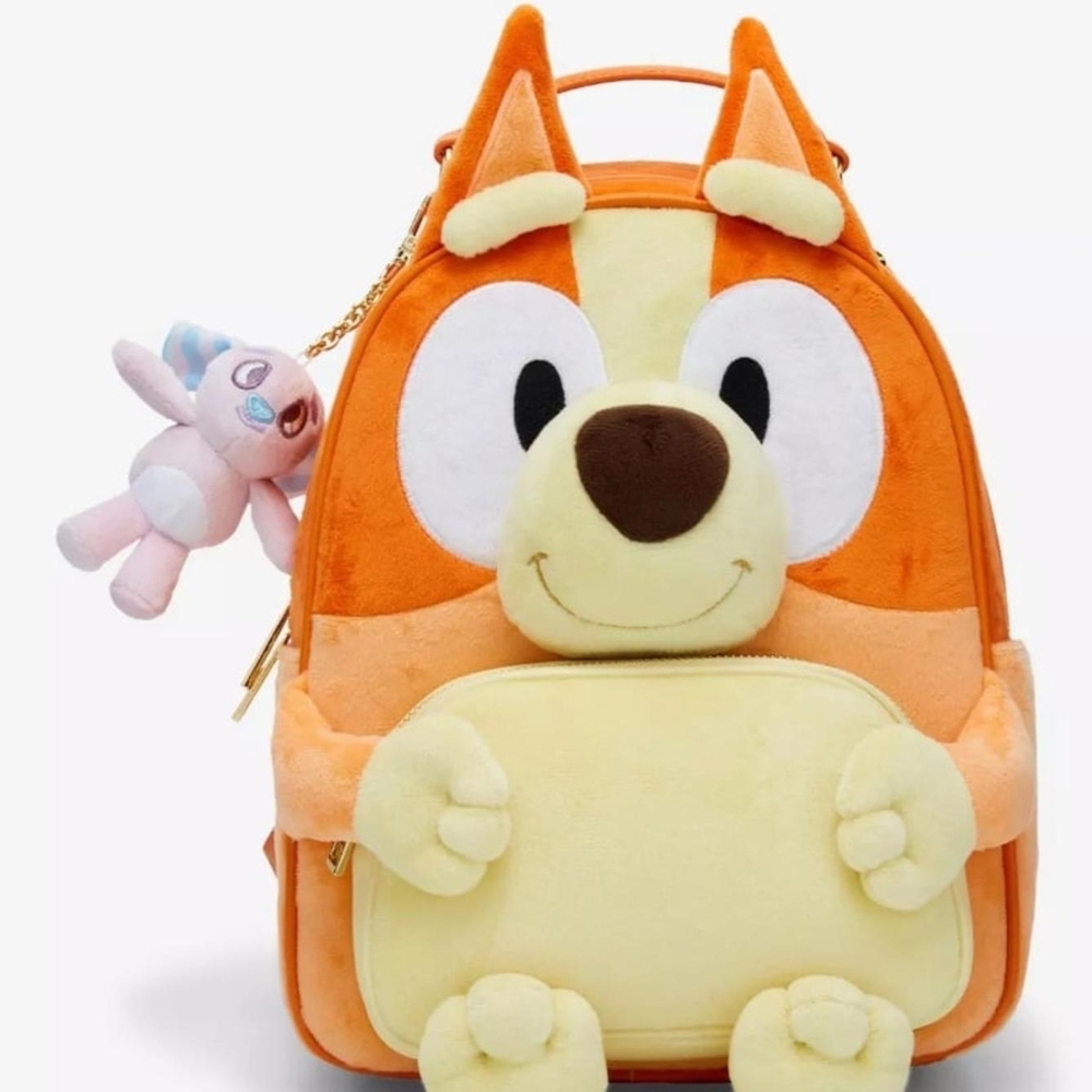 Bluey Bingo Plush Figural Mini Backpack